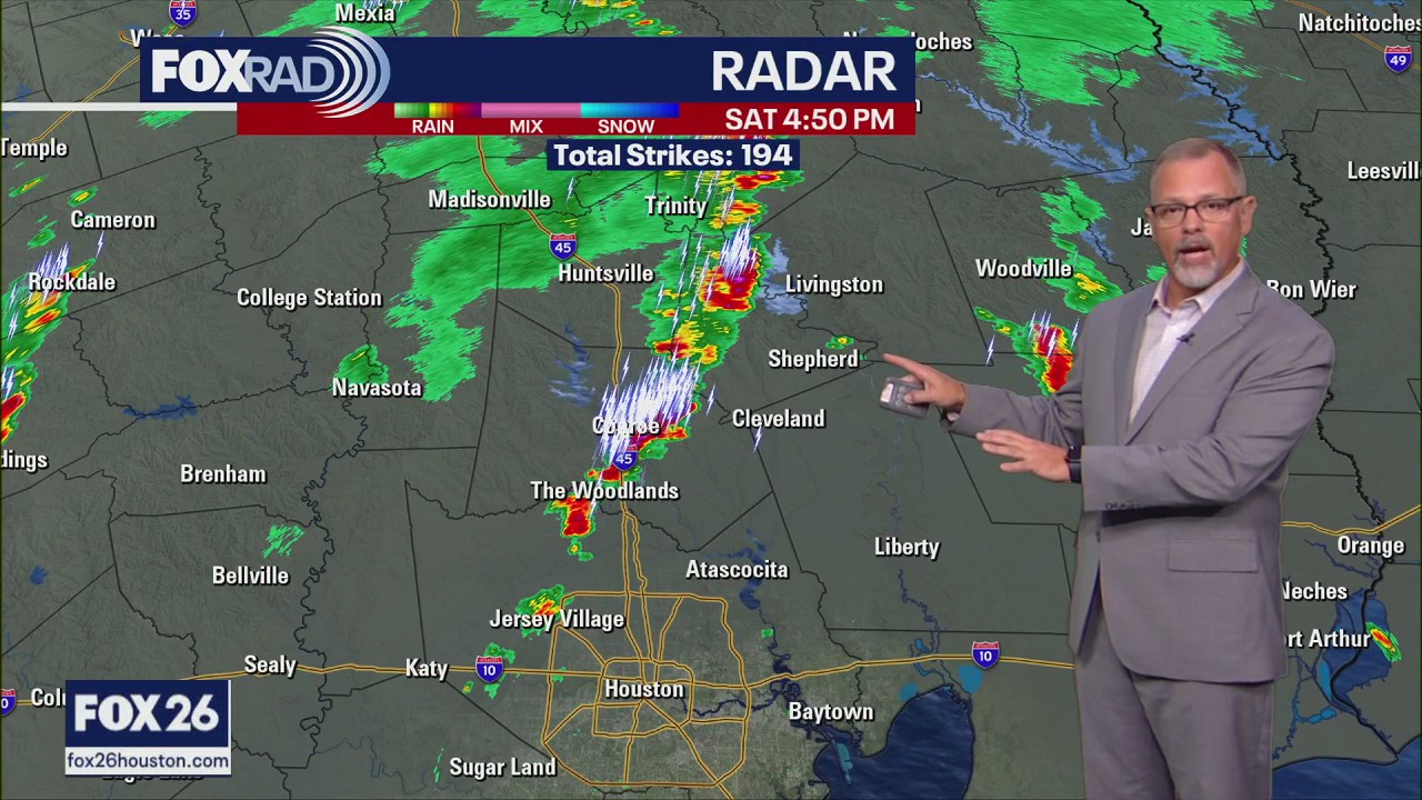 Houston weather: Rain chances through start of next week